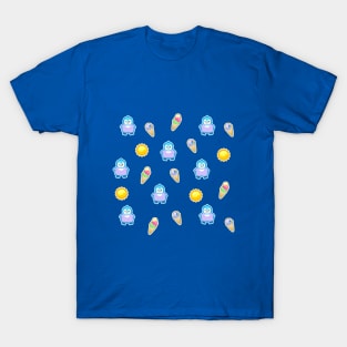 Sunny penguin pattern T-Shirt